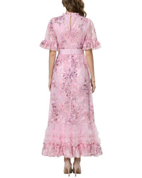 Amanda Royal Maxi Dress