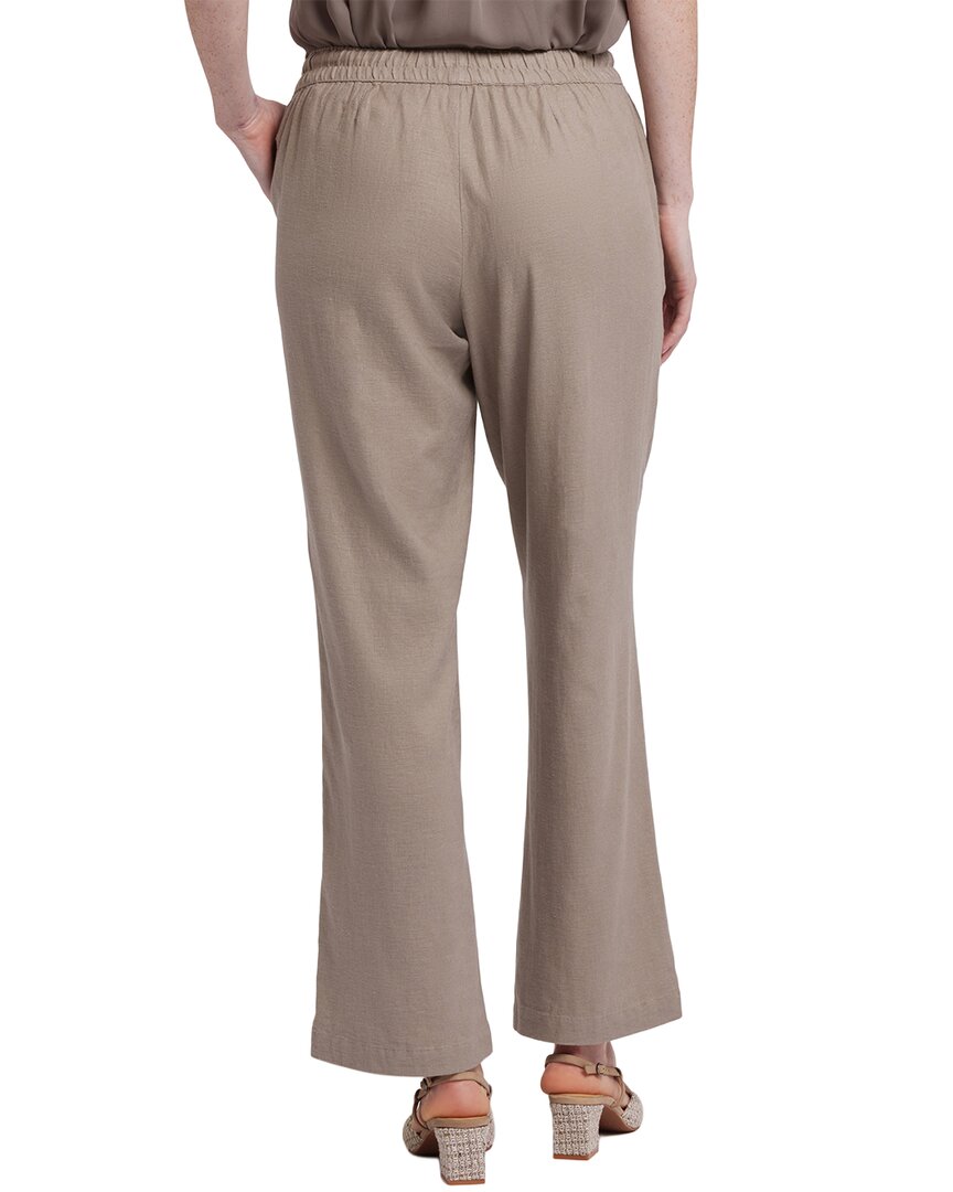 Nydj Relaxed Saddlewood Linen-Blend Pant Jean