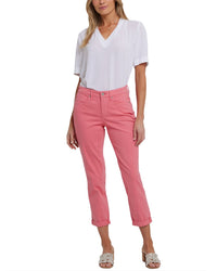 Nydj Margot Pink Punch Girlfriend Jean
