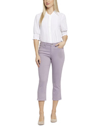 Nydj Chloe Lilac Chalk Capri Jean