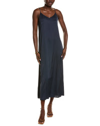 POINT Point Satin Slip Dress