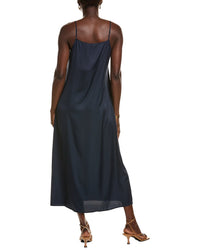 POINT Point Satin Slip Dress