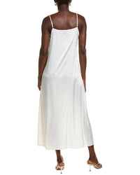 POINT Point Satin Slip Dress