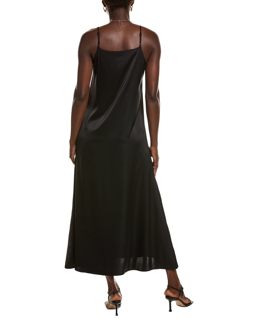 POINT Point Satin Slip Dress