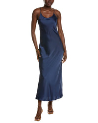 POINT Point Satin Straight Dress