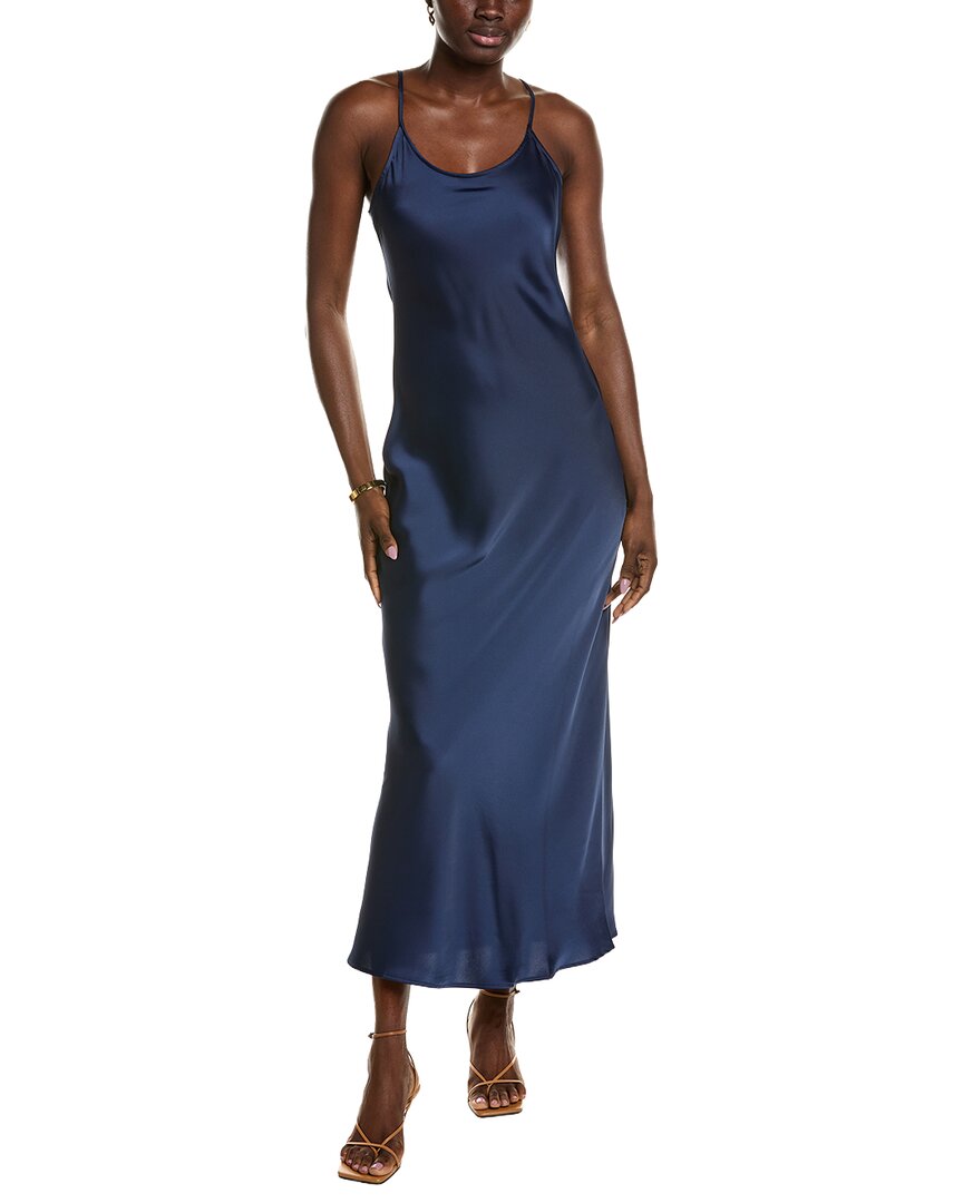 POINT Point Satin Straight Dress