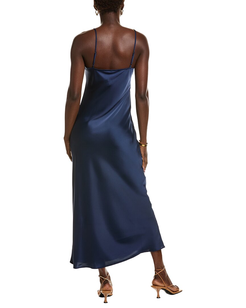 POINT Point Satin Straight Dress