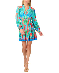 Adrianna Papell Printed Short Dress