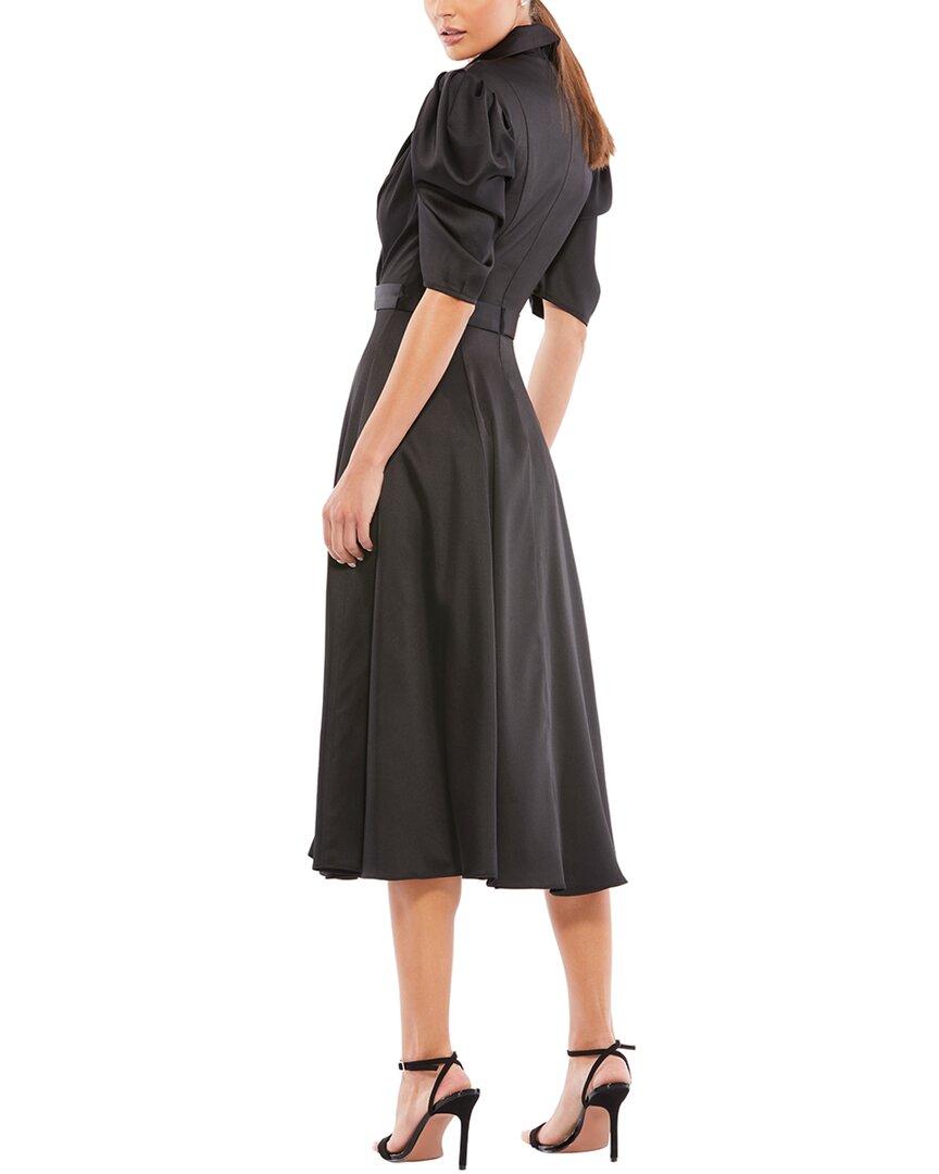 Mac Duggal Womens Tea Length Dress, 2, Black