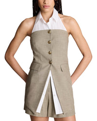 Kenneth Cole Kenneth Cole Strapless Halter Vest