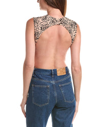 PARIS GEORGIA Paris Georgia Backless Bodysuit