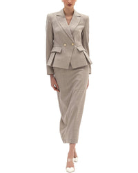 BGL Bgl 2Pc Wool Jacket & Skirt Set