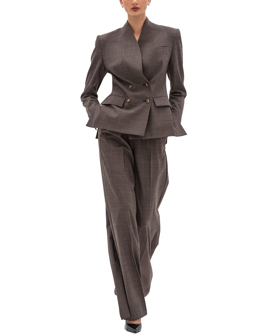 BGL Bgl 2Pc Wool-Blend Jacket & Pant