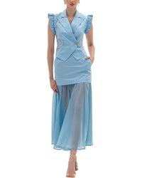 BGL Bgl 2Pc Vest & Skirt Set