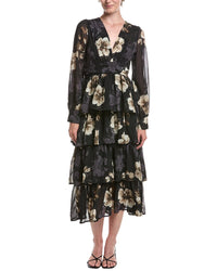Moonsea Moonsea Printed Midi Dress