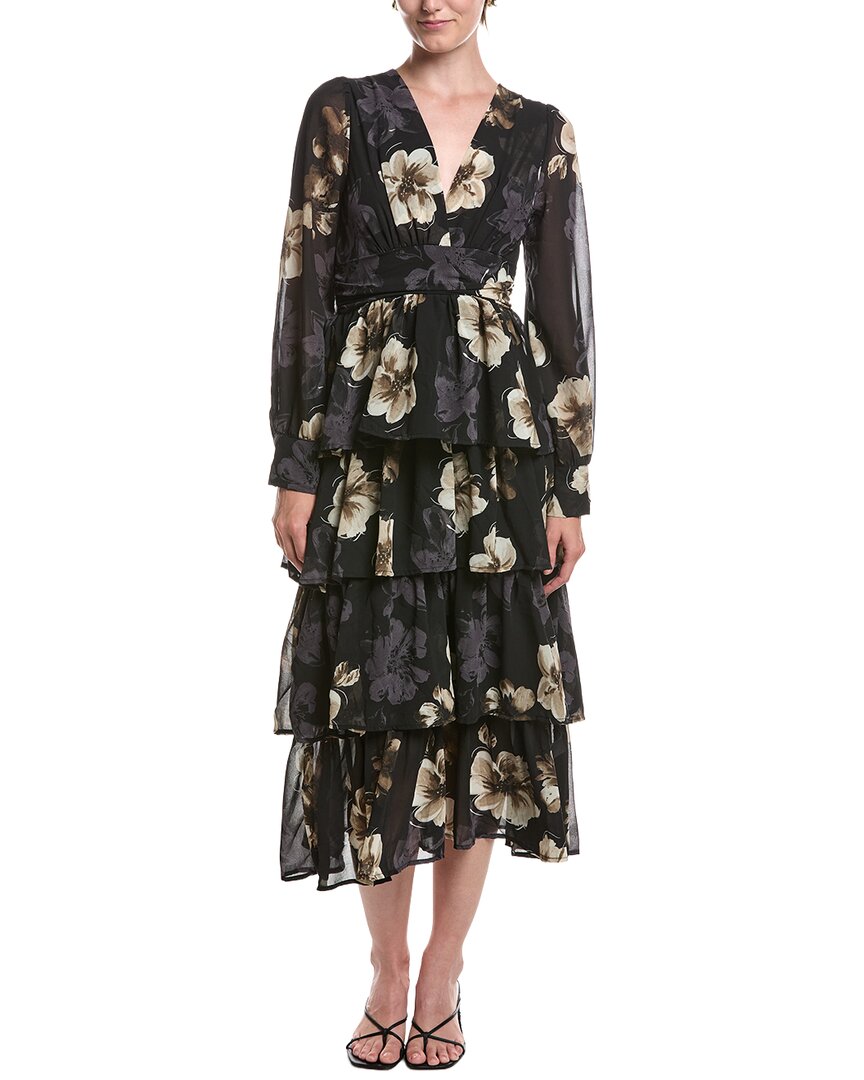 Moonsea Moonsea Printed Midi Dress