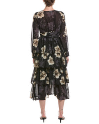 Moonsea Moonsea Printed Midi Dress
