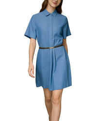 Brc By Burryco Short Sleeve Shirt Dress