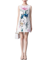 BRC By BURRYCO Brc By Burryco Sleeveless Short Printed Mini Dress