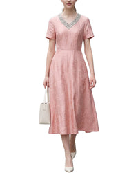BRC By BURRYCO Brc By Burryco Short Sleeve Midi Dress
