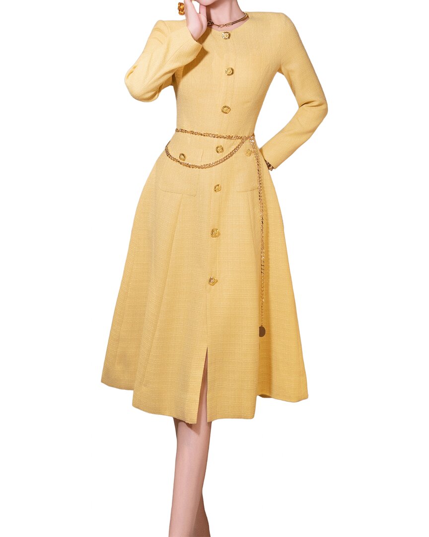 BRC By BURRYCO Brc By Burryco Long Sleeve Midi Dress