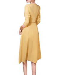 BRC By BURRYCO Brc By Burryco Long Sleeve Midi Dress