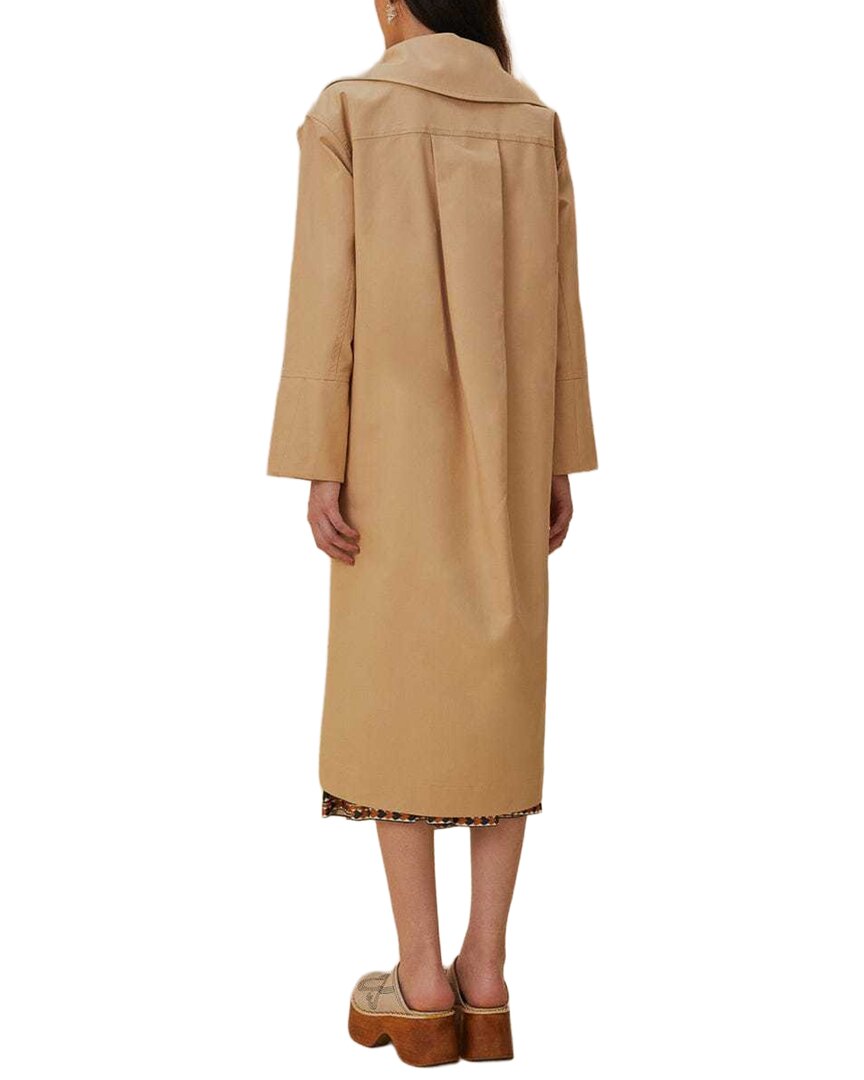 FARM Rio Farm Rio Pockets Over Nude Trench Coat