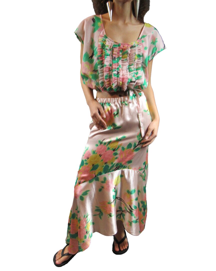 Tracy Reese High-Low Skirt Multi