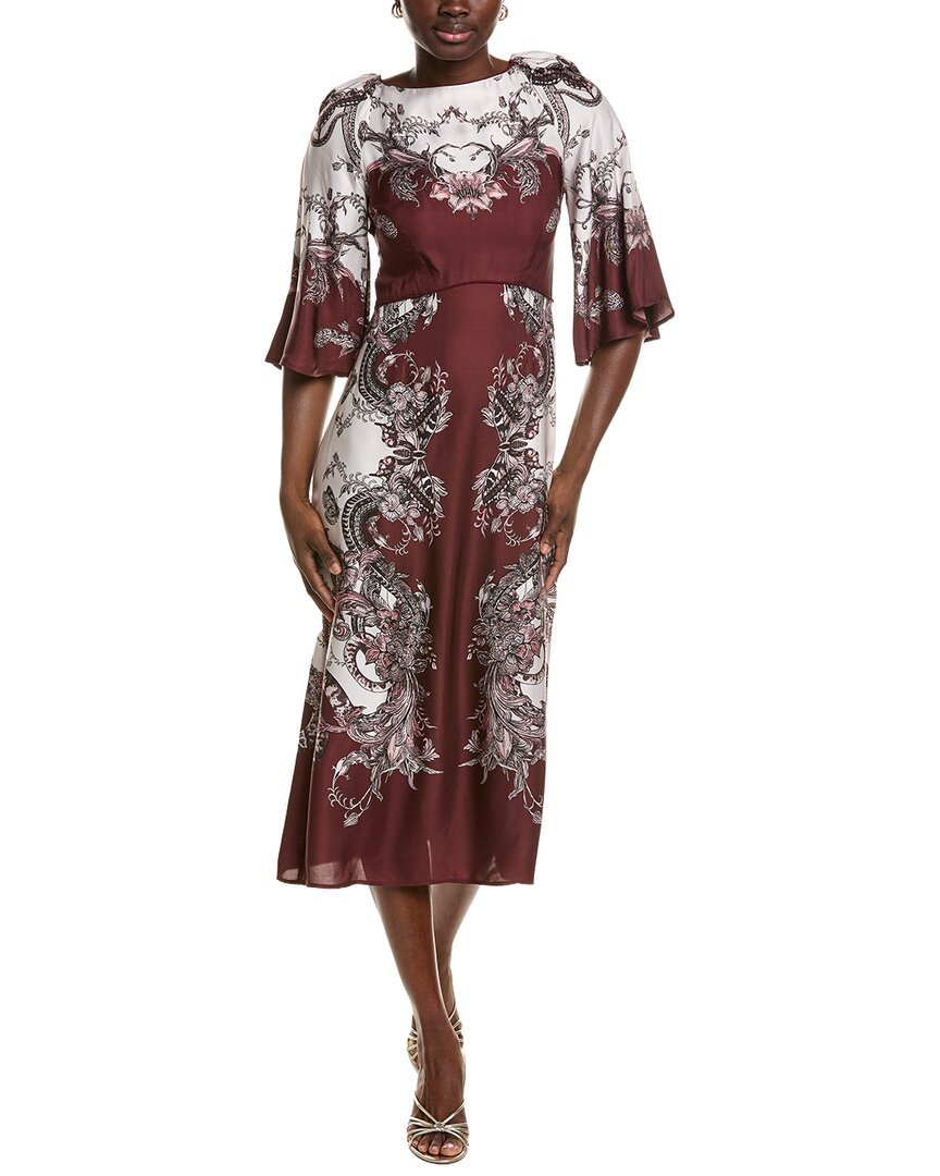Marchesa Marchesa Notte Garden Of Eve Midi Dress