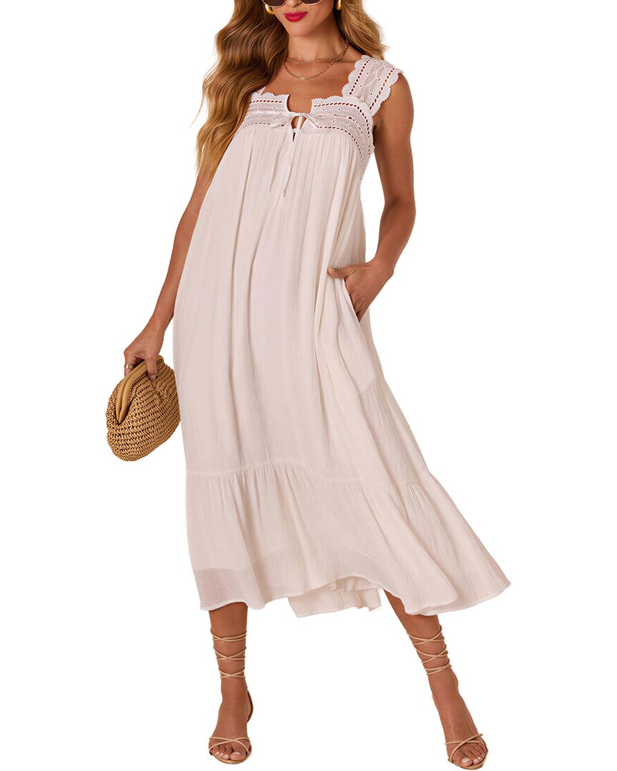 Tazga Sleeveless Midi Dress