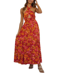 Tazga Sleeveless Midi Dress
