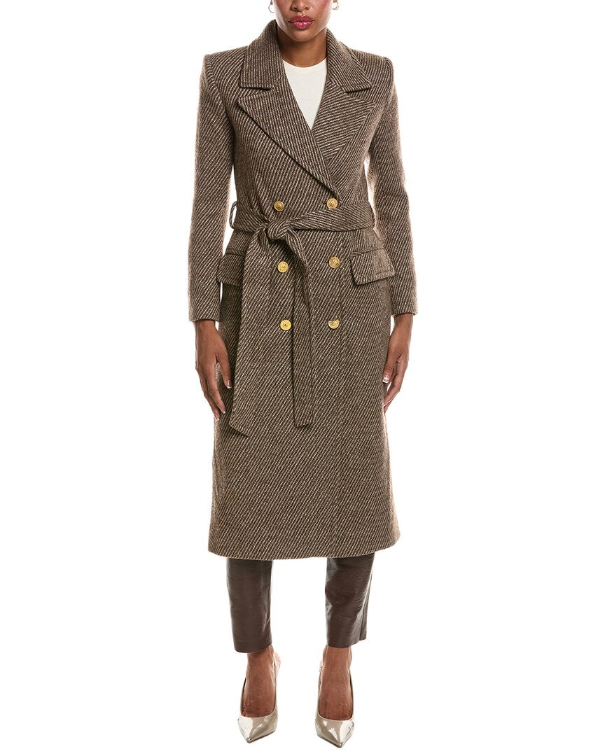 L’AGENCE L’Agence Kolina Wool-Blend Long Coat