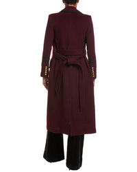 L’AGENCE L’Agence Irene Wool-Blend Military Long Coat