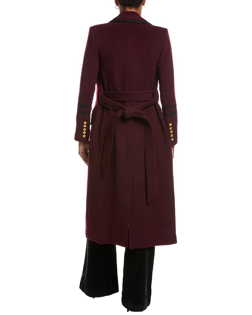 L’AGENCE L’Agence Irene Wool-Blend Military Long Coat
