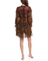 Marchesa Notte Marchesa Notte Silk-Blend Mini Dress