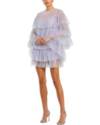 Mac Duggal Mac Duggal Cape Mini Dress