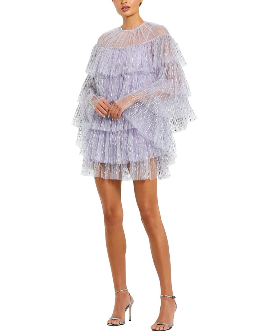 Mac Duggal Mac Duggal Cape Mini Dress