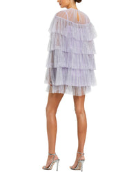 Mac Duggal Mac Duggal Cape Mini Dress