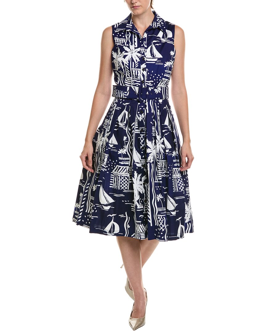 Samantha Sung Samantha Sung Amber Cote D'azure Midi Shirtdress