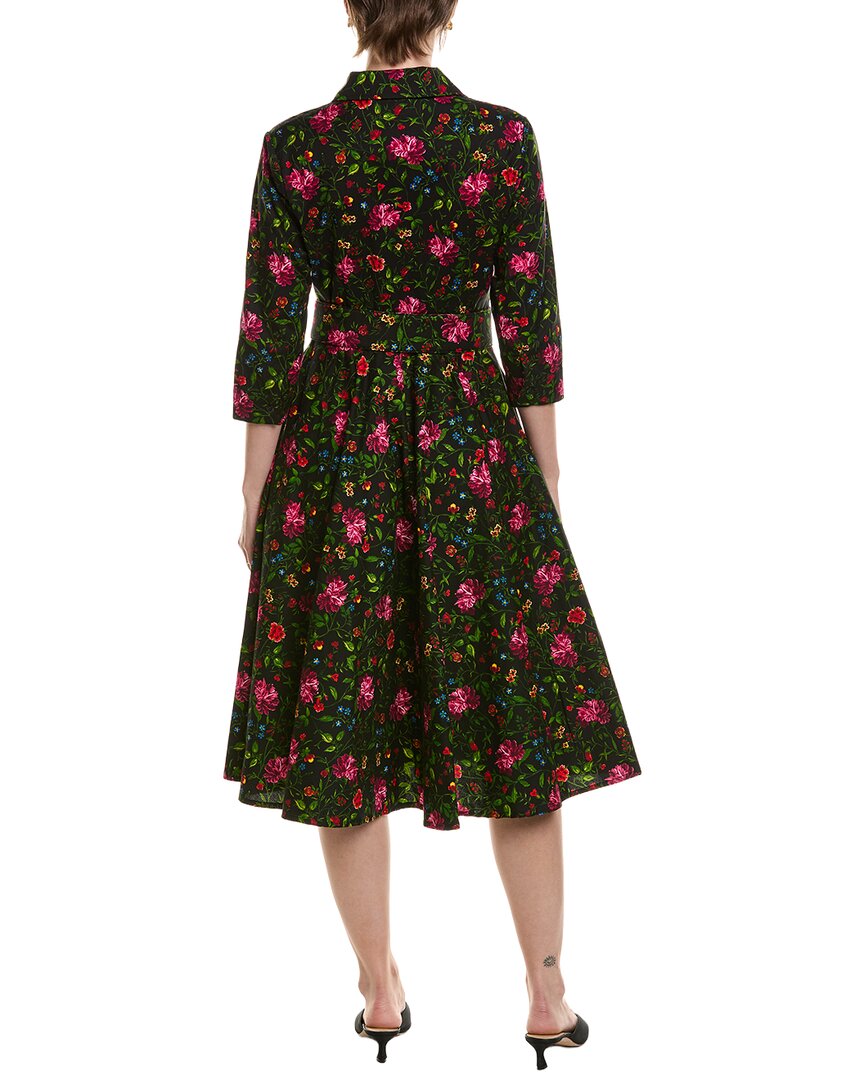 Samantha Sung Samantha Sung Amber Petite Flora Midi Shirtdress