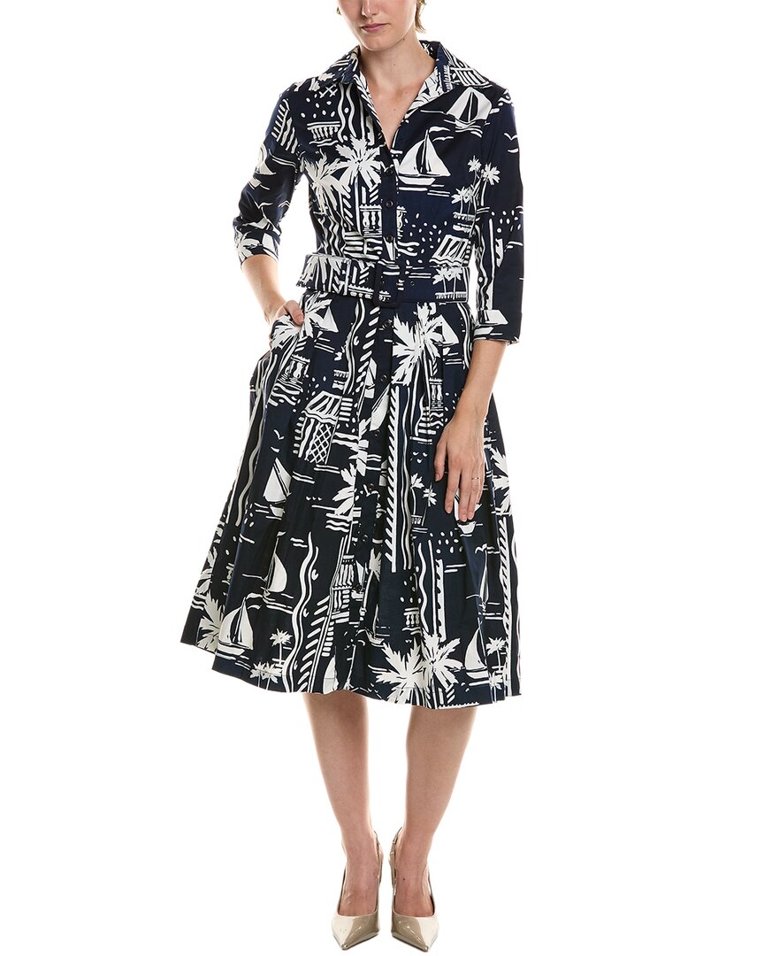 Samantha Sung Samantha Sung Amber Cote D'azure Midi Shirtdress