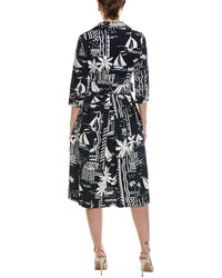 Samantha Sung Samantha Sung Amber Cote D'azure Midi Shirtdress