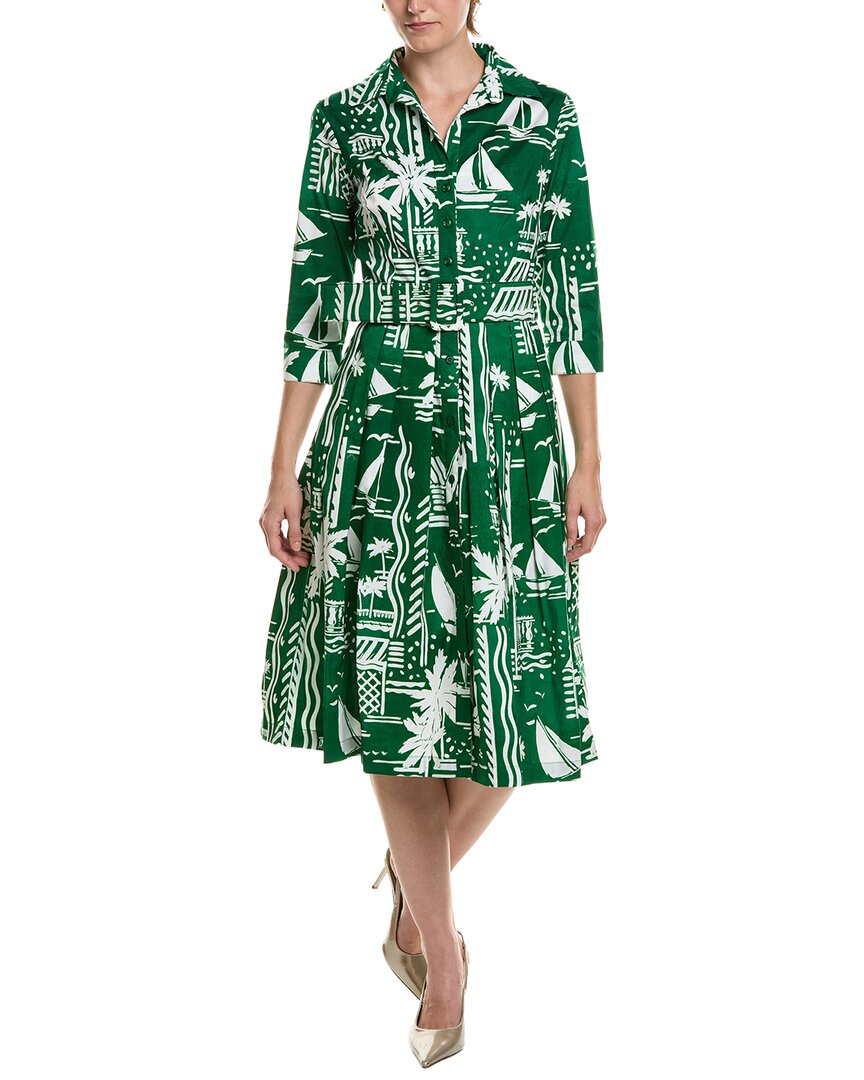 Samantha Sung Samantha Sung Amber Cote D'azure Midi Shirtdress