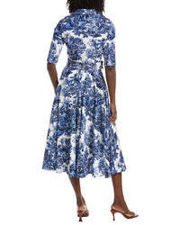 Samantha Sung Samantha Sung Amber Arabian Night Toile Midi Shirtdress