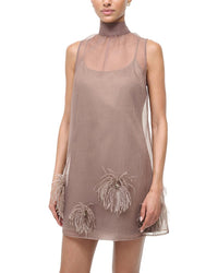 Ariel Tesoro Ariel Tesoro Embellished Mini Dress