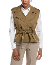 ESTELLINA Estellina Button Coat Vest