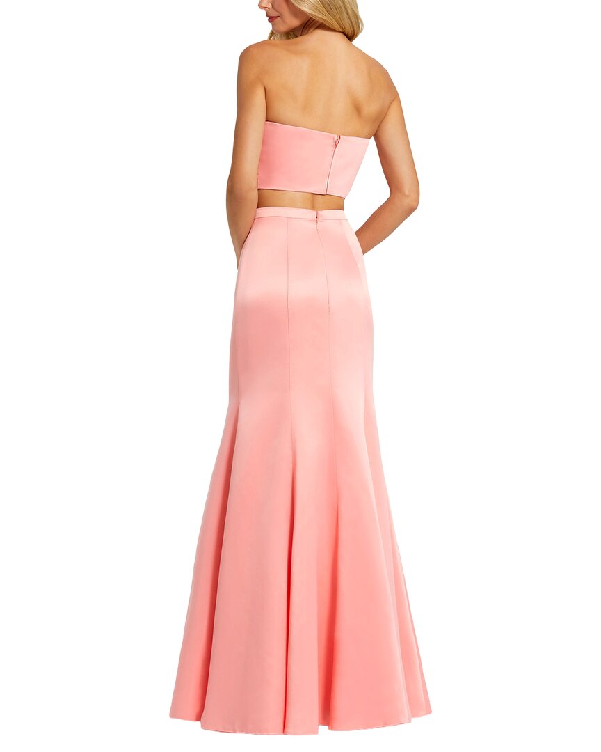 Mac Duggal Mac Duggal 2Pc Strapless Bow Top & Mermaid Skirt Set