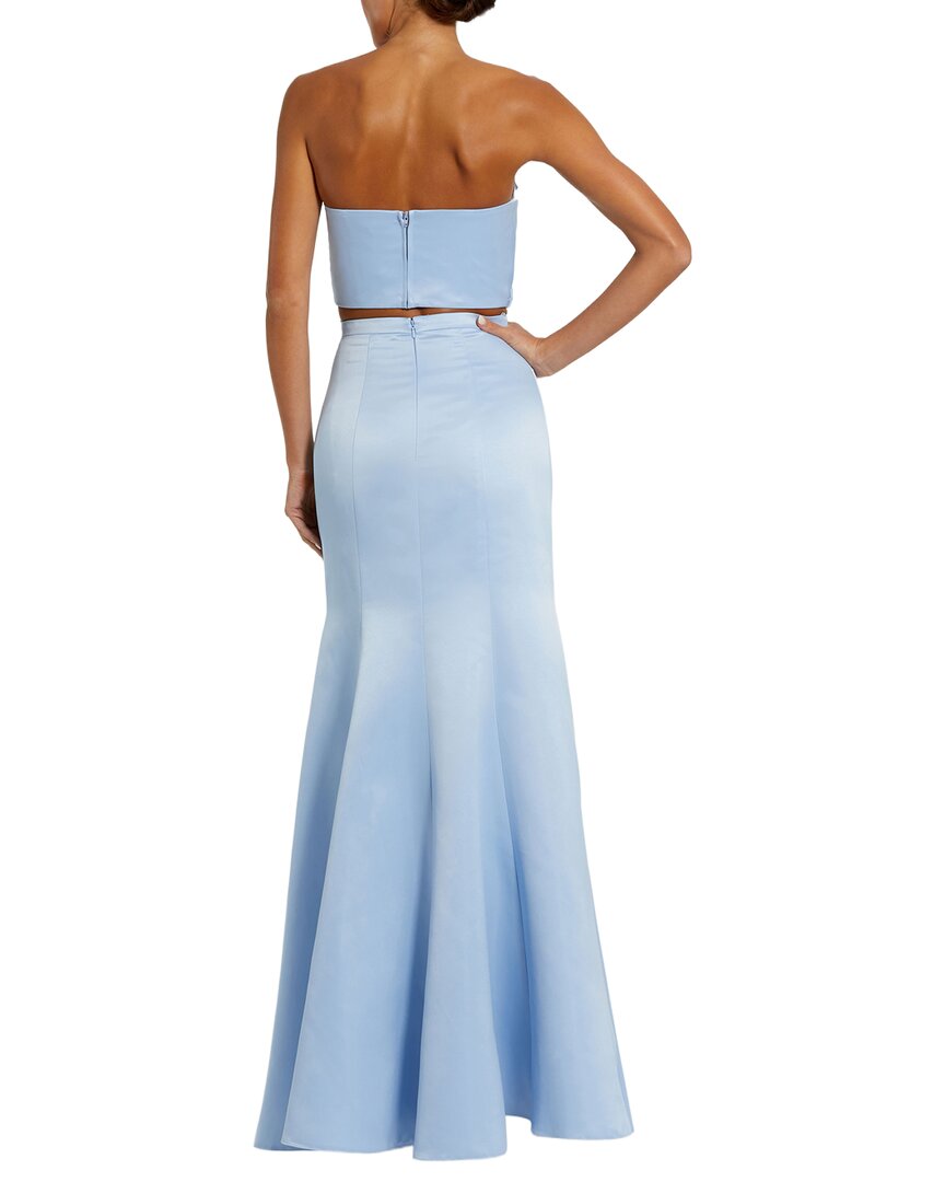 Mac Duggal Mac Duggal 2Pc Strapless Bow Top & Mermaid Skirt Set