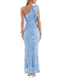 TEODORA Teodora Womens  Maxi Dress, 0, Blue