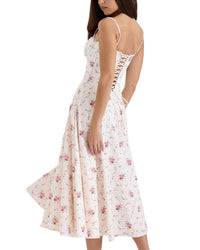 TEODORA Teodora Womens  Midi Dress, 6, Pink